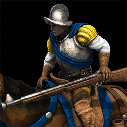 Conquistador unit portrait from Age of Empires II: Definitive Edition