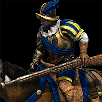 Elite Conquistador unit portrait from Age of Empires II: Definitive Edition